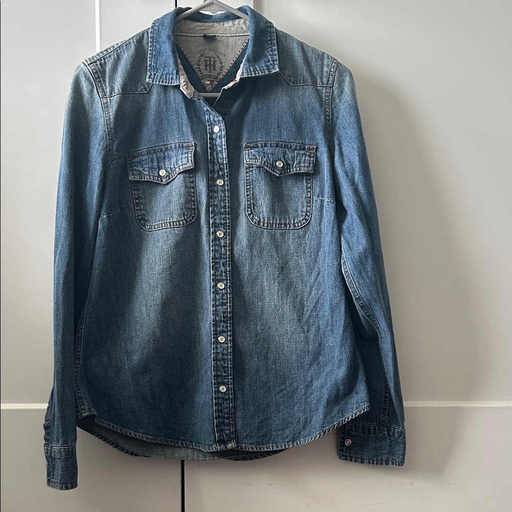 Tommy Hilfiger Blue Denim Shirt